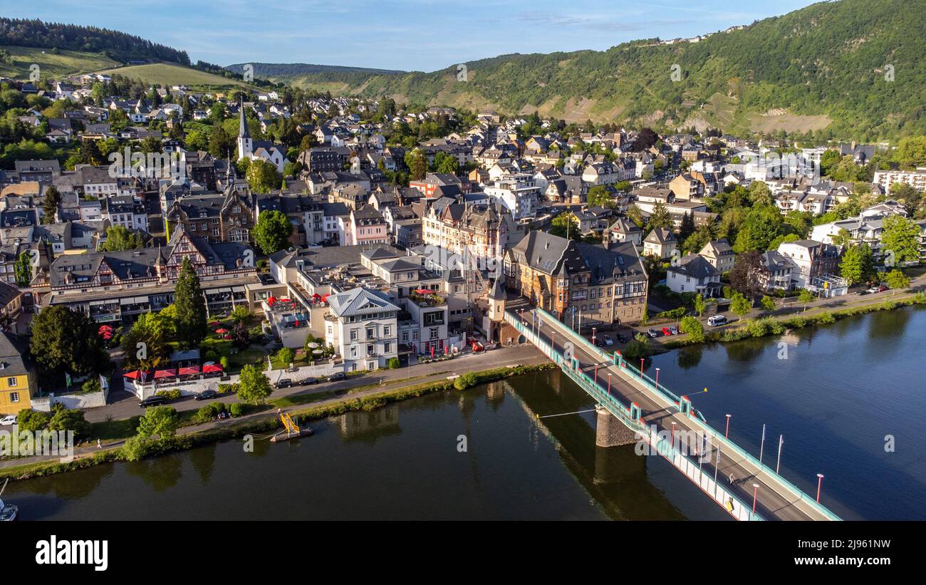 Traben-Trarbach, vallée de la Moselle, Allemagne Banque D'Images