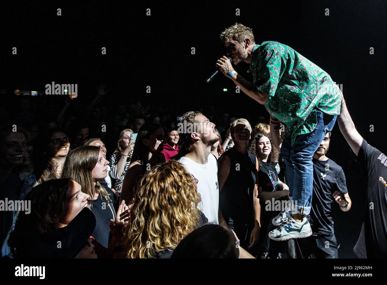 Rotterdam, pays-Bas. 20th mai 2022. 2022-05-20 20:16:25 ROTTERDAM - le groupe Haarlem Chef spécial avec le chanteur Joshua Nolet pendant un concert dans la RTM Stage à Rotterdam Ahoy. ANP PAUL BERGEN pays-bas - belgique Out crédit: ANP/Alay Live News Banque D'Images