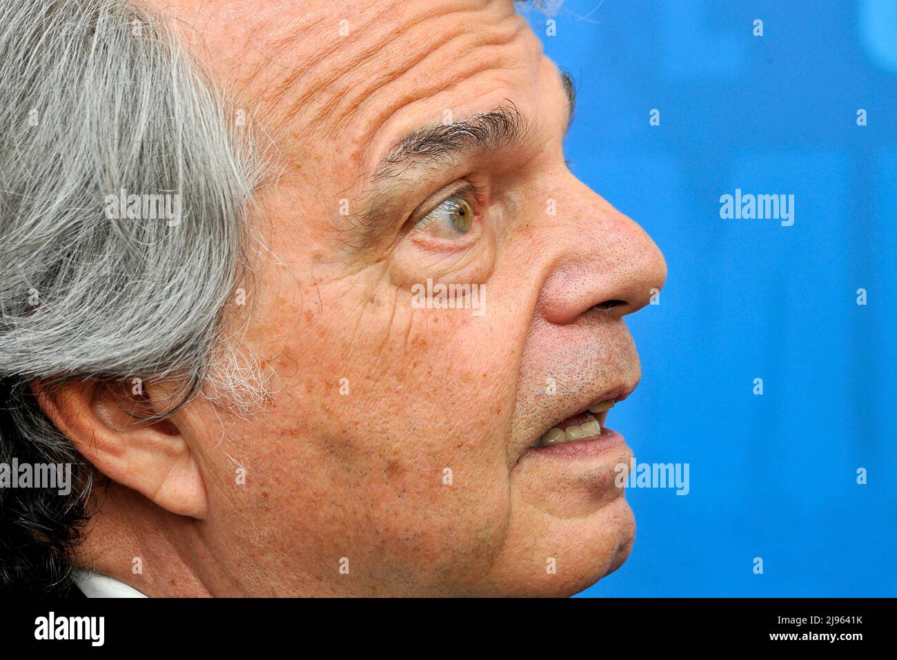 Naples, Italie. 20th mai 2022. Renato Brunetta Ministre de l'Administration publique de la République italienne, lors de la manifestation de Forza Italia "l'Italie de l'avenir, la force unifiante" qui s'est tenue au Palacongressi de la Mostra d'Oltremare à Naples. Naples, Italie, 0 mai 2022. (Photo par Vincenzo Izzo/Sipa USA) crédit: SIPA USA/Alay Live News Banque D'Images