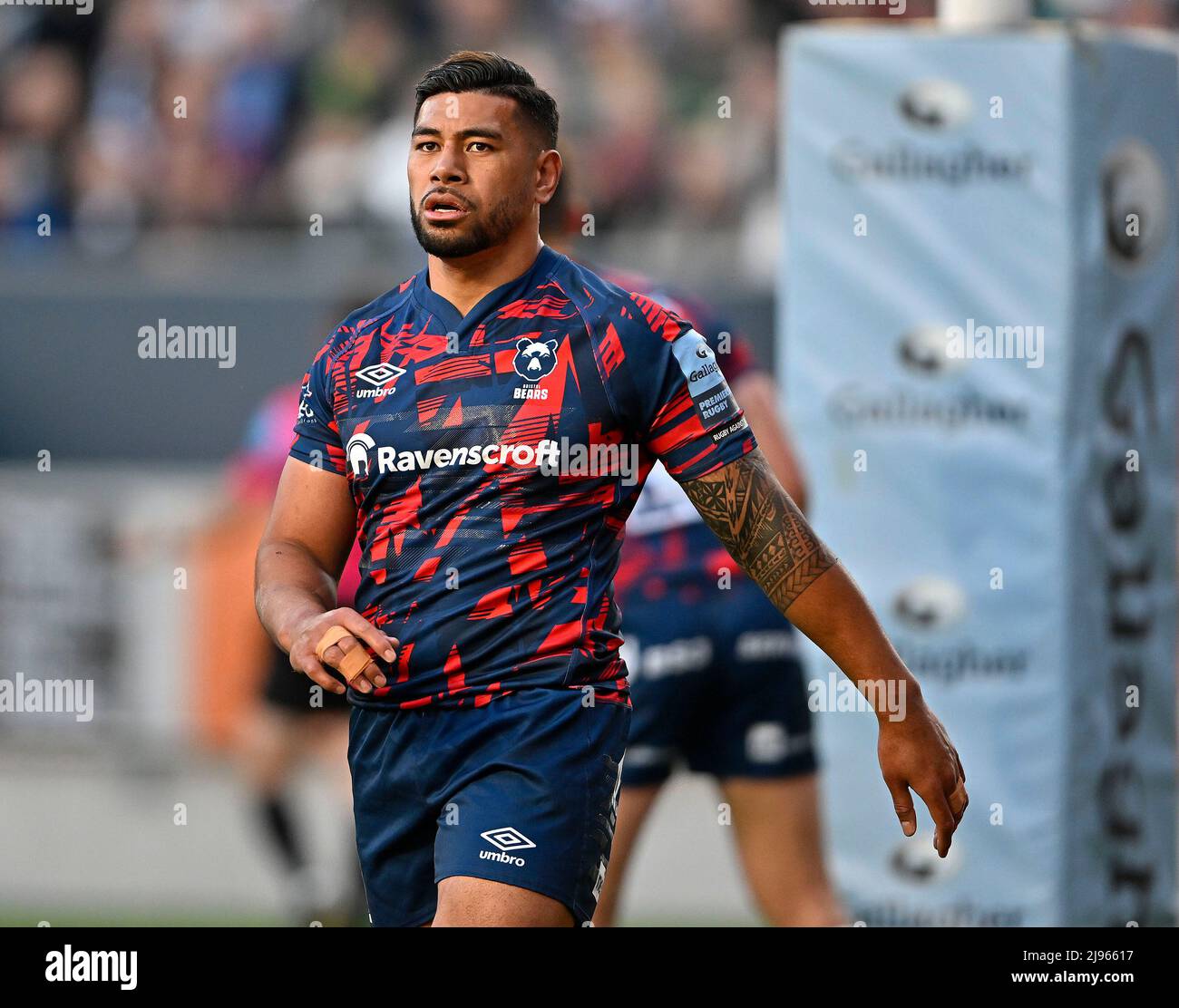 Bristol, Royaume-Uni. 20th mai 2022. Rugby, premier ministre. Bristol porte les V Exeter Chiefs. Stade Ashton Gate. Bristol. Charles Piutau (Bristol Bears) pendant les Bristol Bears V Exeter Chiefs. Match de rugby Gallagher Premiership. Credit: Sport en images/Alamy Live News Banque D'Images