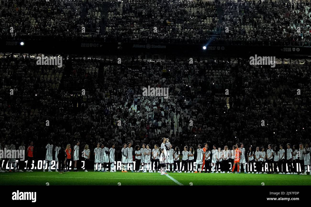 Foto Spada/Lapresse 16 Maggio 2022 - Torino, Italia Sport, Calcio Juventus vs Lazio - Campionato italiano di calcio Serie A TIM 2021/2022 - Stadio Allianz Nella foto: Giorgio Chiellini (Juventus F.C.); Photo Spada/Lapresse Mai 16 , 2022 - Turin ,Italie Sport, Soccer Juventus vs Latium - - Italien Serie A football Championship 2021/2022 - Allianz Stadium dans la photo: Giorgio Chiellini (Juventus F.C.);/ PRESSINPHOTO Banque D'Images