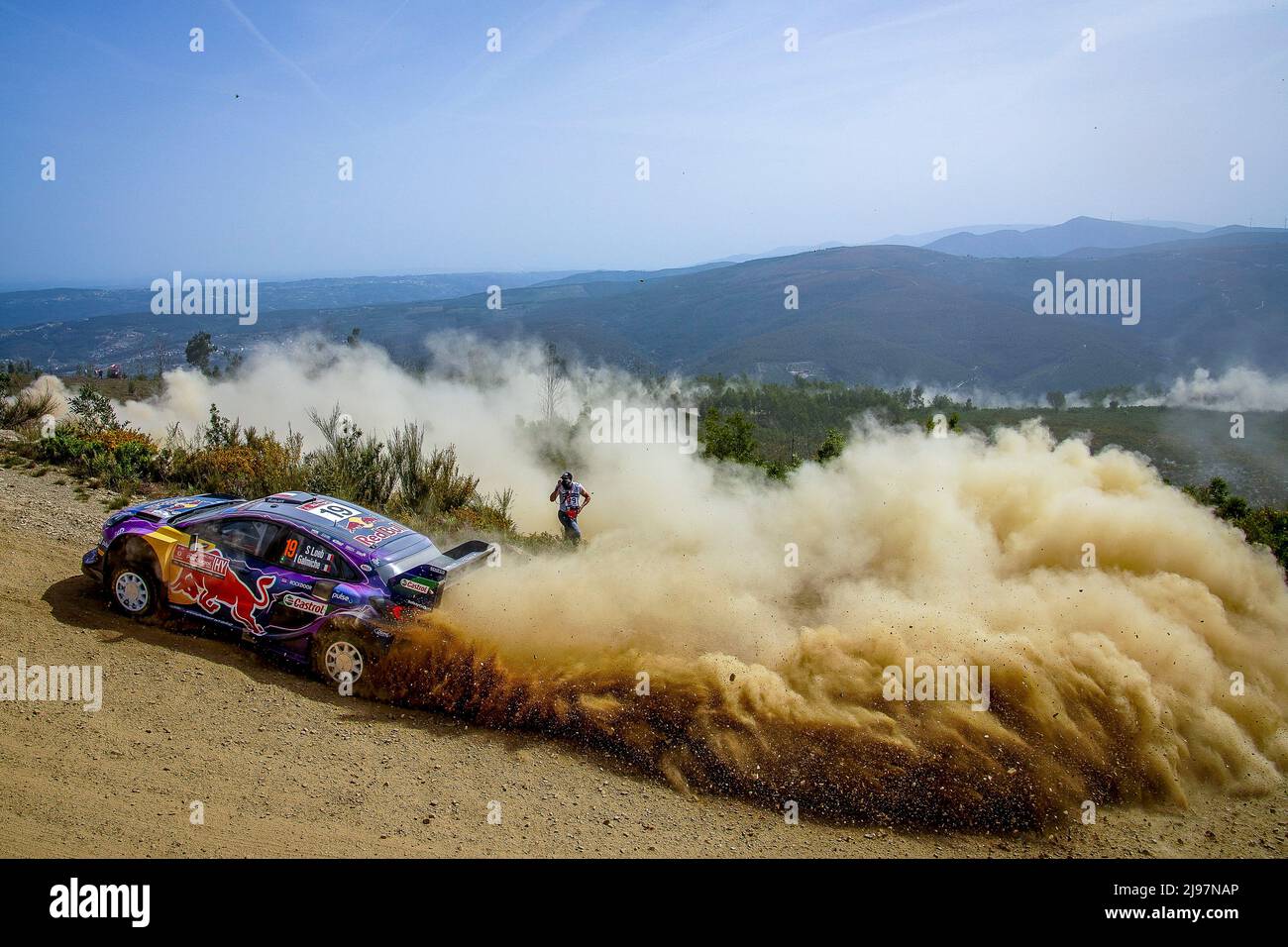 Matosinhos, Portugal. 21st mai 2022. 19 LOEB Sebastien (FRA), GALMICHE Isabelle (FRA), M-SPORT FORD WORLD RALLY TEAM, FORD Puma Rally1, action pendant le Rallye de Portugal 2022, 4th tour du Championnat du monde de voitures de rallye WRC 2022, du 19 au 22 mai 2022 à Matosinhos, Portugal - photo Paulo Maria / DPPI crédit: DPPI Media/Alamy Live News Banque D'Images