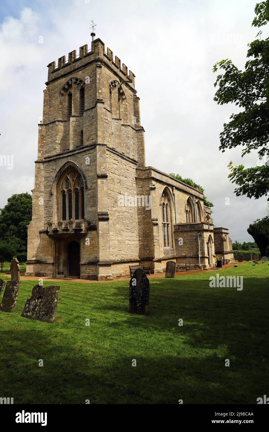 Église Saint-Edmund, maids Moreton, Buckinghamshire Banque D'Images