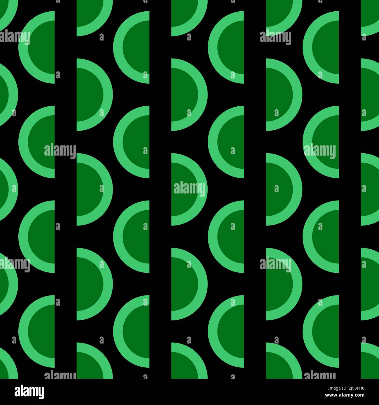 Motif demi-cercle géométrique sans couture pour les tissus et l'emballage, les cadeaux, les cartes, le linge de maison et les enfants Banque D'Images