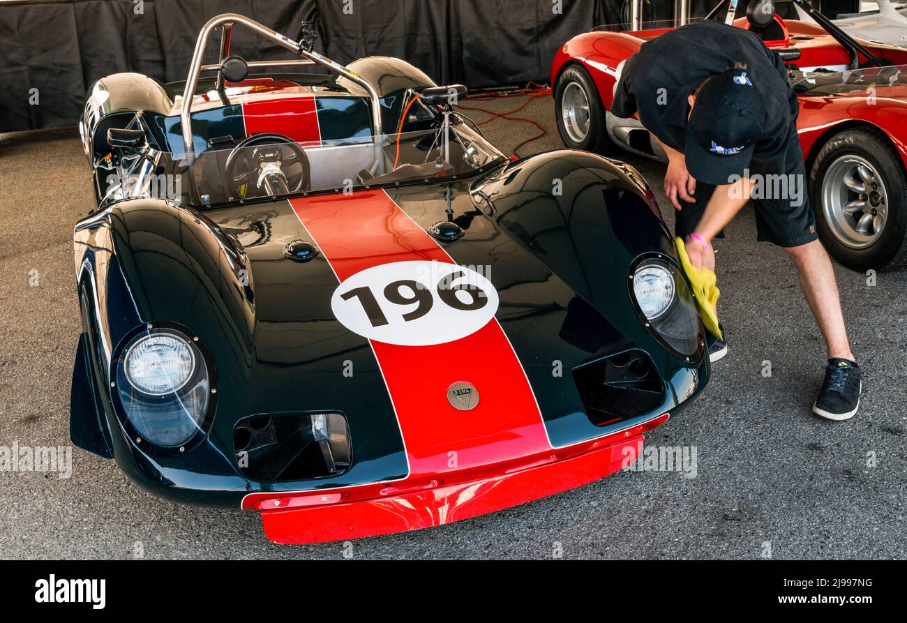 Détails de la Réunion Rolex Monterey Motorsports 2017 à Laguna Seca, pendant la semaine de la voiture de Monterey Banque D'Images