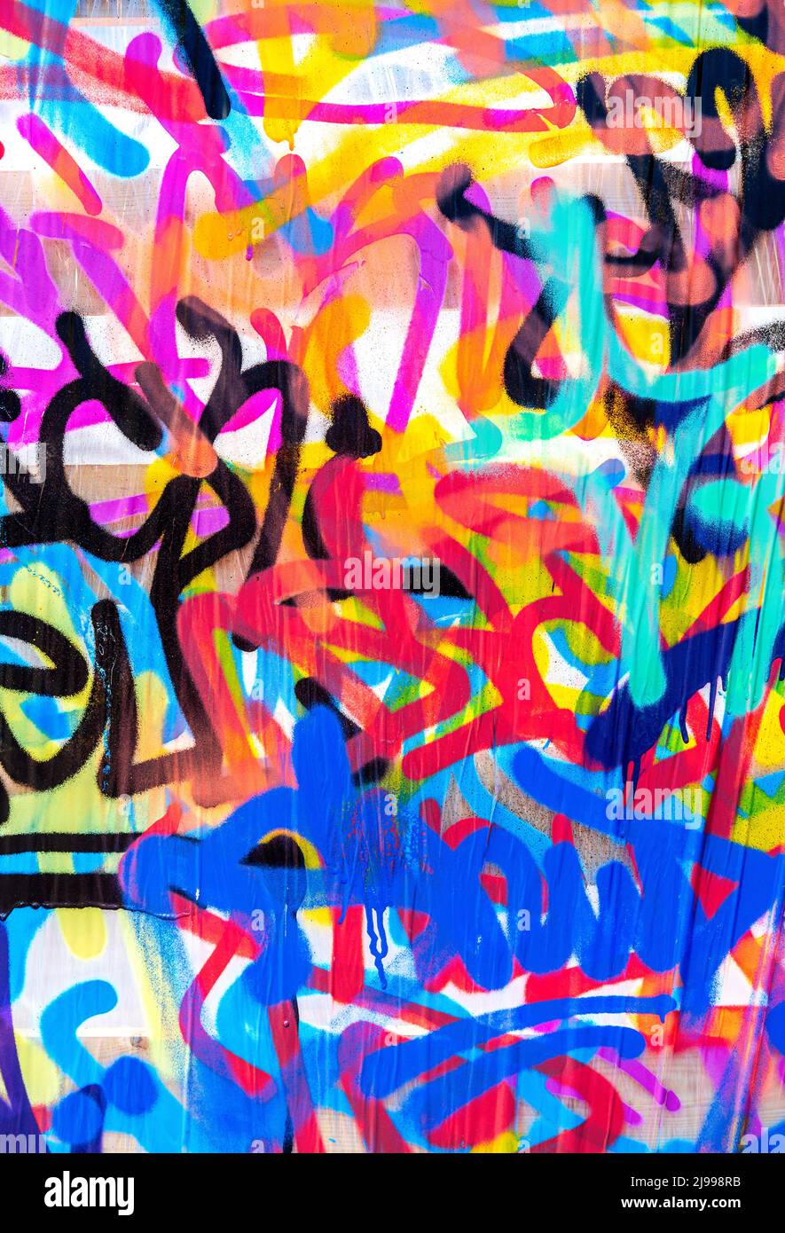 Arrière-plan abstrait multicolore et lumineux comme motif créatif Banque D'Images