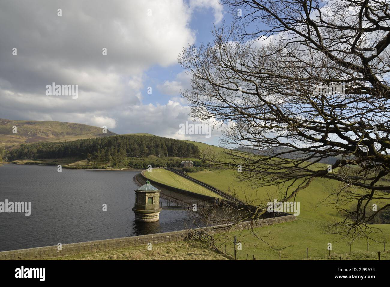 Kinder Reservoir, Peak District, Derbyshire, Royaume-Uni Banque D'Images