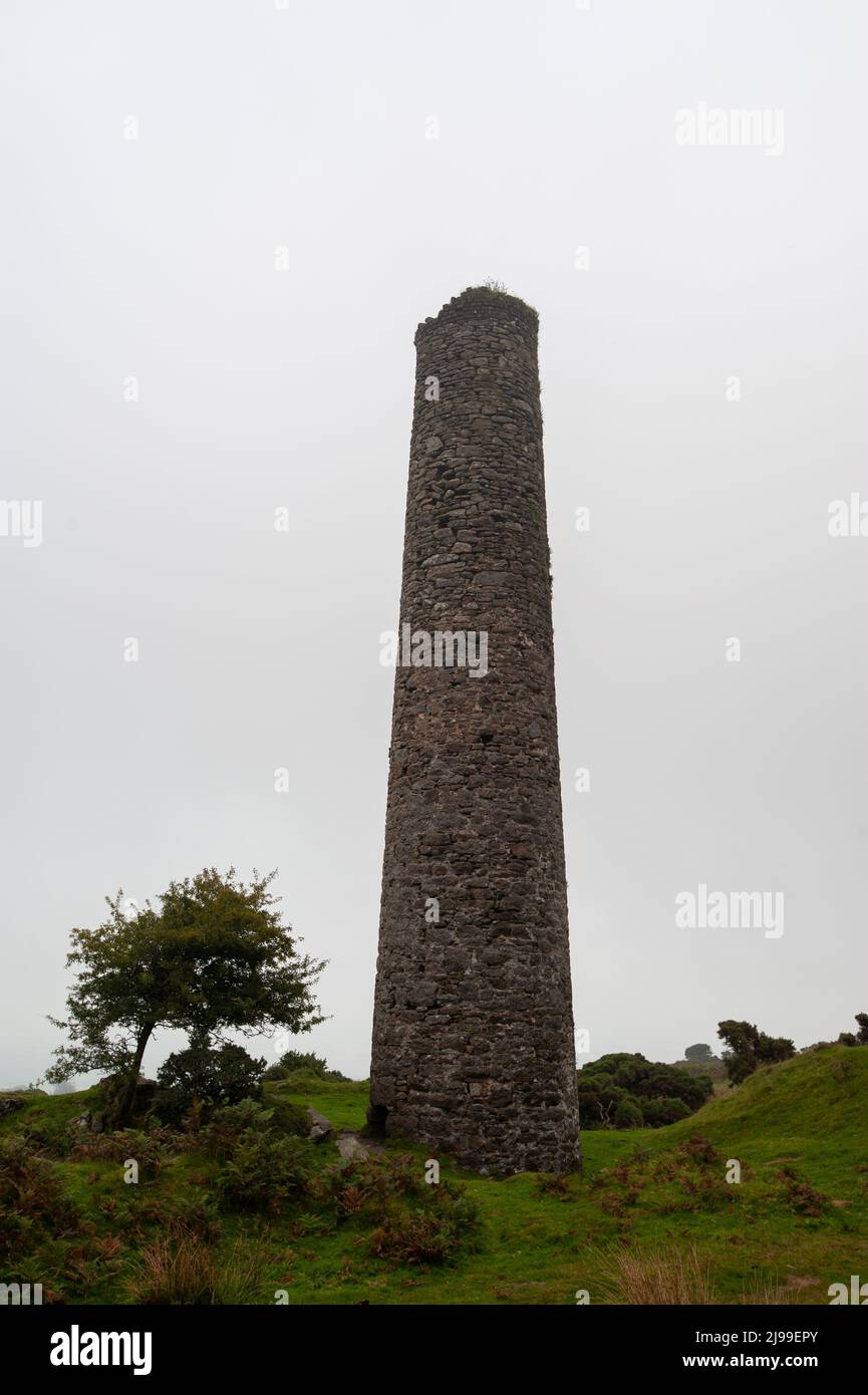 Mines d'étain Cornish Banque D'Images