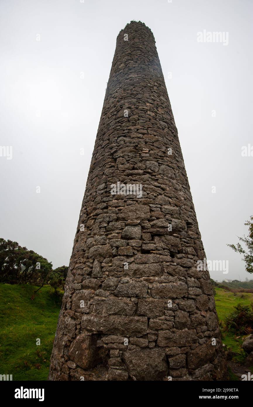 Mines d'étain Cornish Banque D'Images