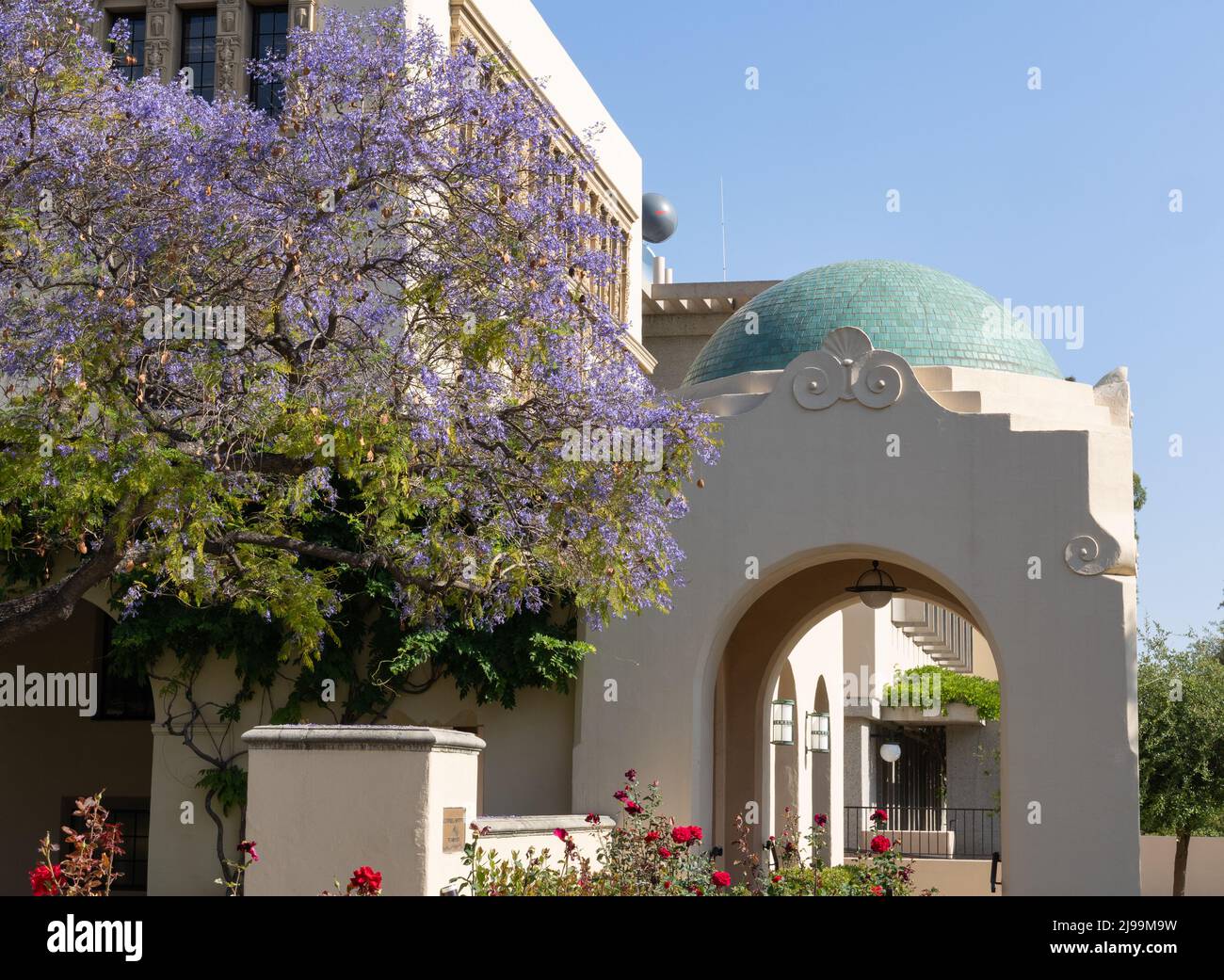 Architecture du sud de la californie à Caltech Banque D'Images