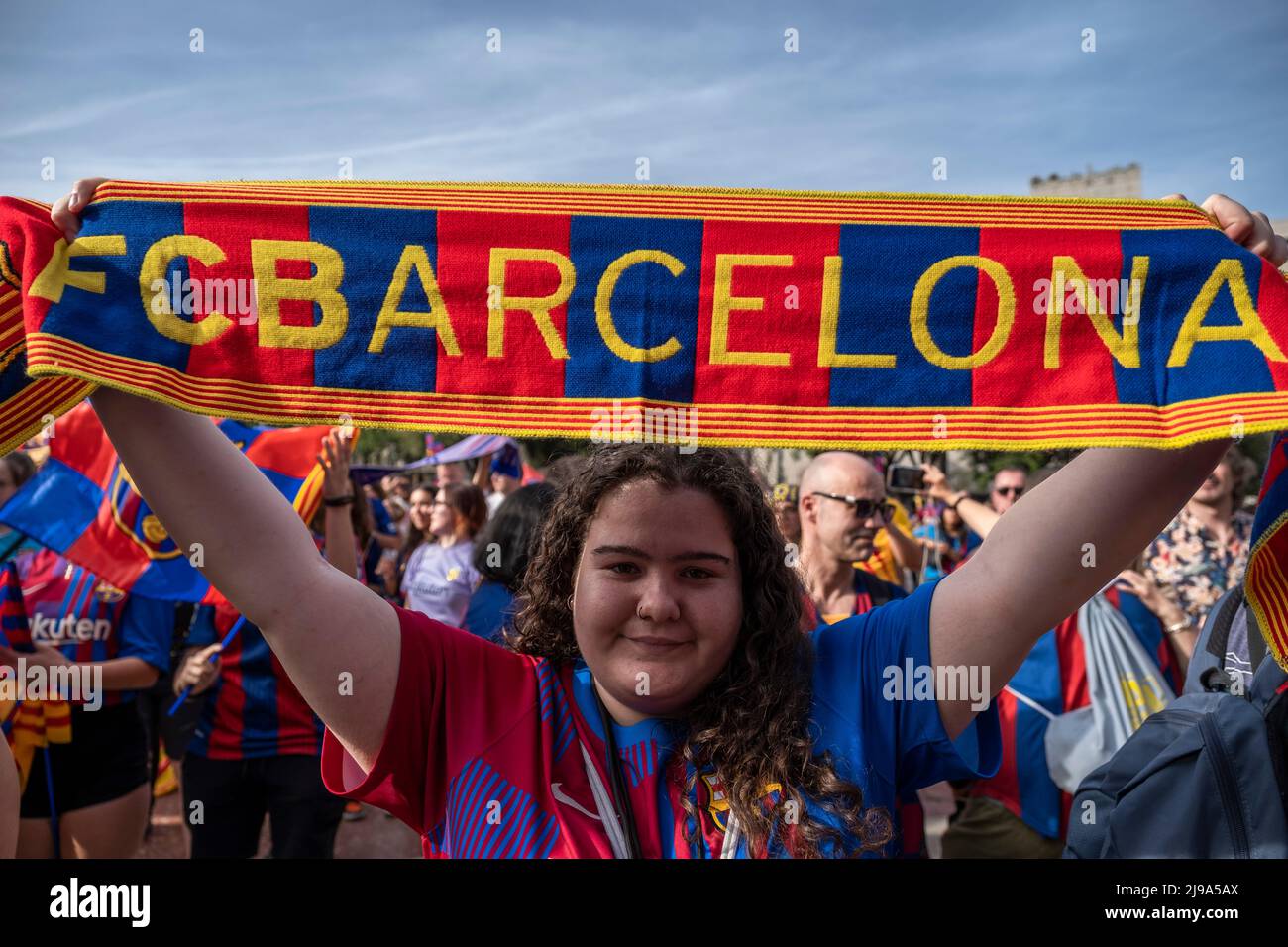 Fc barcelona scarf Banque de photographies et d'images à haute résolution -  Alamy