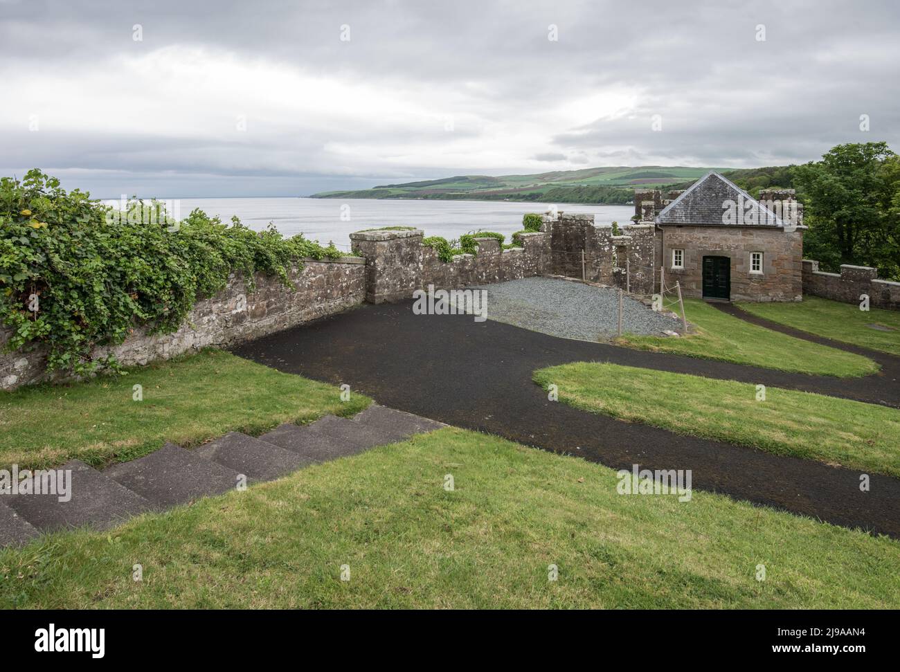 Culzean Castle & Country Park à Dumfries & Galloway Maybole, Carrick, sur la côte d'Ayrshire en Écosse, Royaume-Uni. La confiance nationale pour l'Écosse Banque D'Images