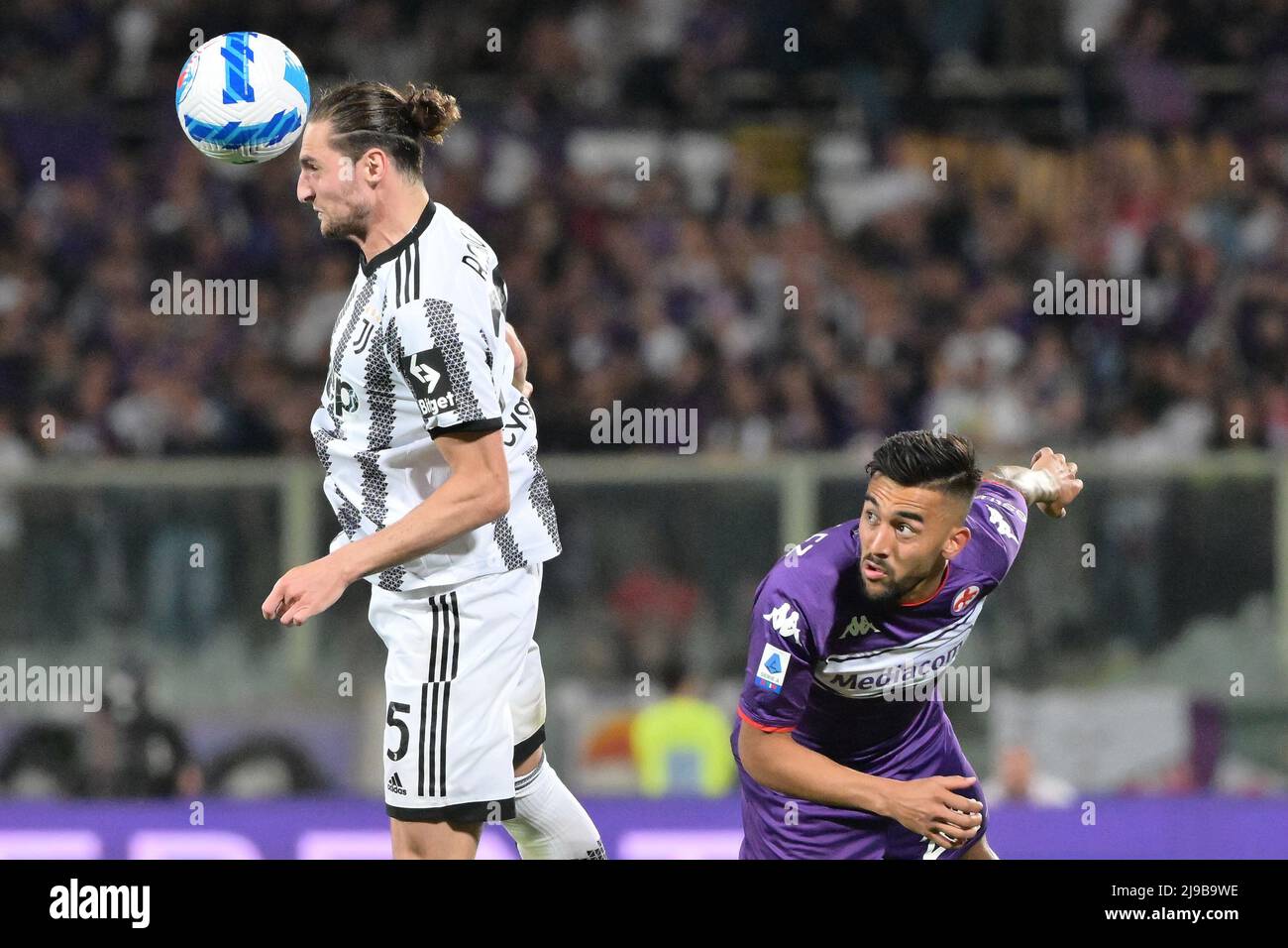 Foto Alfredo Falcone / LaPresse21/05/2022 Firenze, ItaliaSport CalcioFiorentina-Juventus - Campionato di Calcio Serie A 2021/2022 2021/2022 - Stadio Artemio Franchi di FirenzeNella foto: RabiotPhoto Alfredo Falcone / LaPresse21/05/2022 Florence, ItalySport Fiorentina-Juventus - championnat d'Italie de football de Florence - stade de la ligue italienne de football de Floriano - stade de football de Franbichi Banque D'Images
