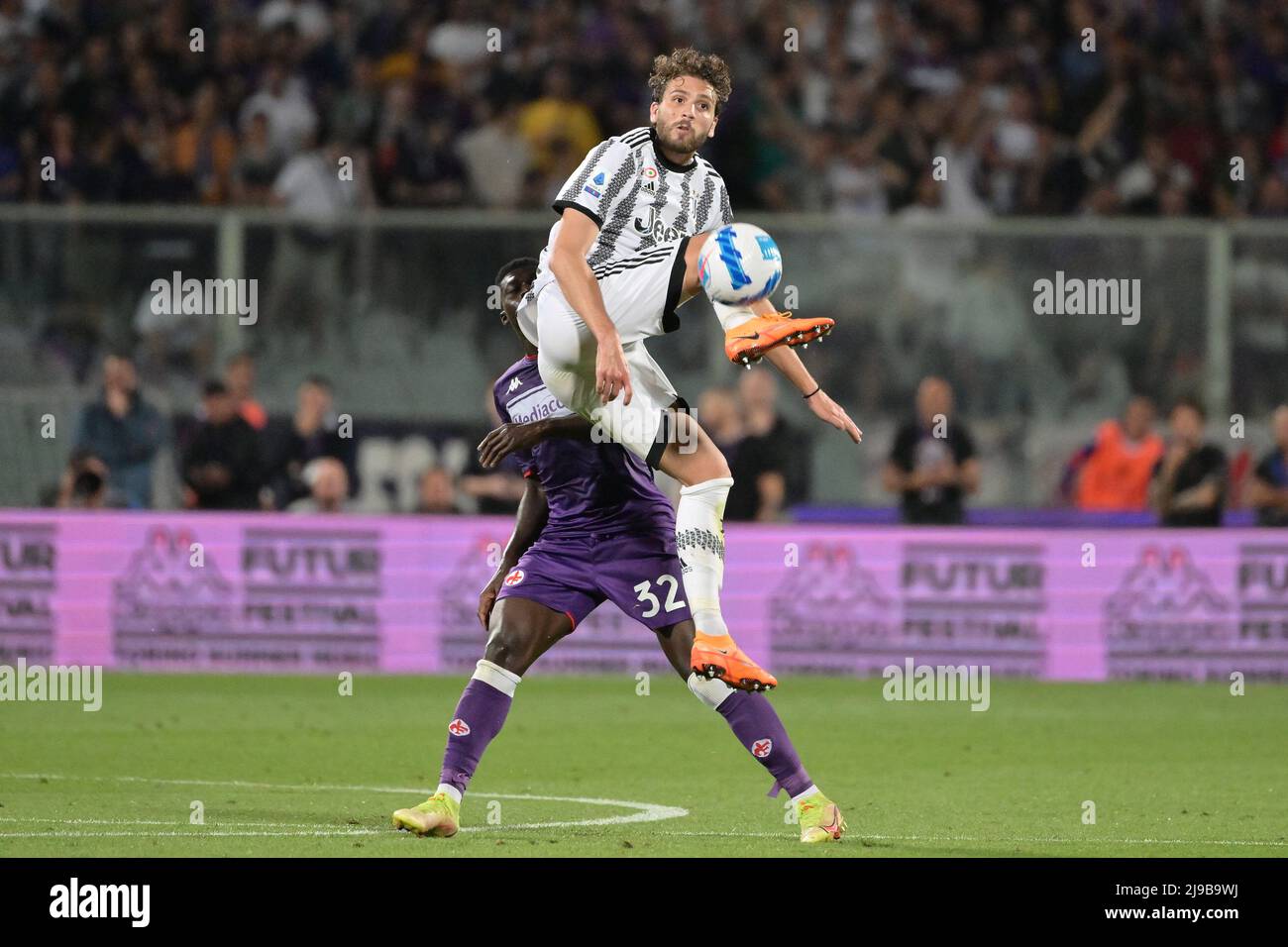 Foto Alfredo Falcone / LaPresse21/05/2022 Firenze, ItaliaSport CalcioFiorentina-Juventus - Campionato di Calcio Serie A 2021/2022 2021/2022 - Stadio Artemio Franchi di FirenzeNella foto: manuel locatelliPhotoco Alfredo Falcone / LaPresse21/05/2022 Florence, ItalySport Fiorentina-Juventus - Championnat d'Italie de football de Florence - championnat d'Italie de football de Florence - florence - floriano - stade de football de Franchi Banque D'Images