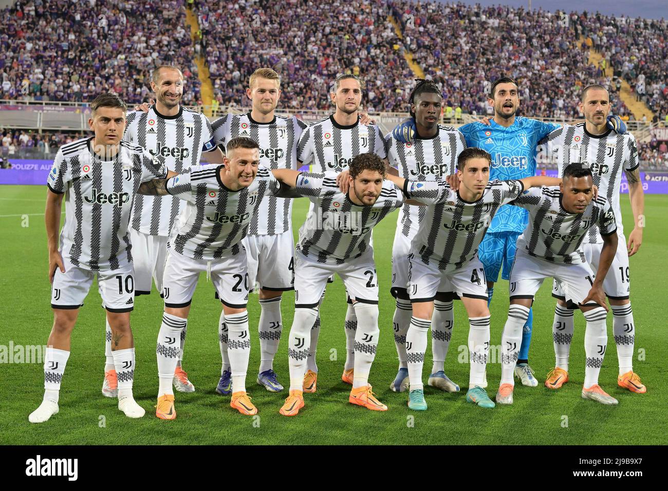 Foto Alfredo Falcone / LaPresse21/05/2022 Firenze, ItaliaSport CalcioFiorentina-Juventus - Campionato di Calcio Serie A 2021/2022 2021/2022 - Stadio Artemio Franchi di FirenzeNella foto: Cizione JuventusPhotophoto Alfredo Falcone / LaPresse21/05/2022 Florence, ItalieSport Soccerentina-Juventus - Championnat d'Italie de football de Florentus - championnat d'Italie de football de Florence Banque D'Images