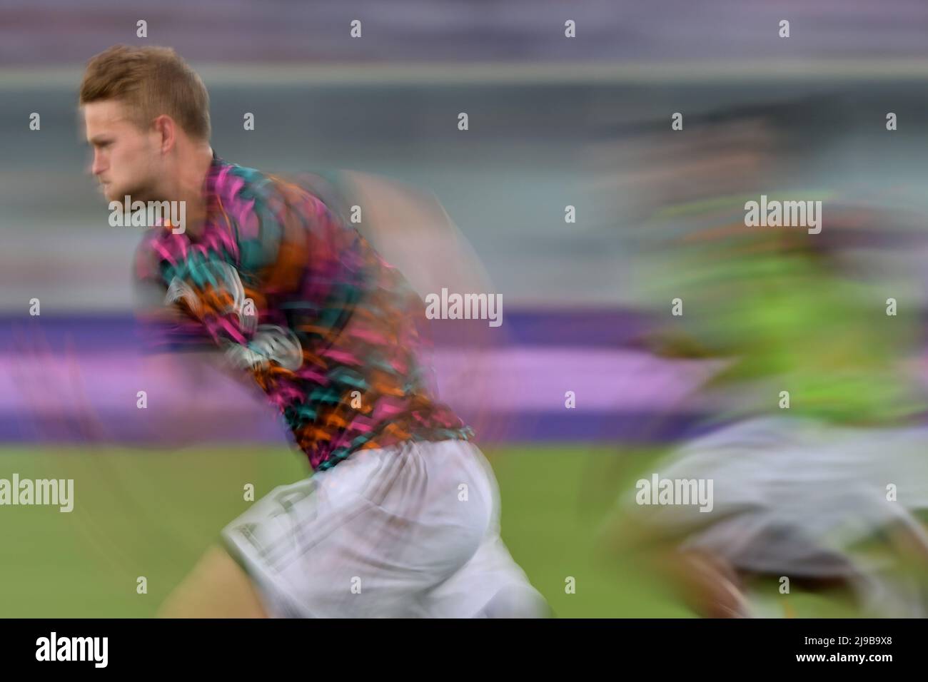 Foto Alfredo Falcone / LaPresse21/05/2022 Firenze, ItaliaSport CalcioFiorentina-Juventus - Campionato di Calcio Serie A 2021/2022 2021/2022 - Stadio Artemio Franchi di FirenzeNella foto: matthijs de ligtPhoto Alfredo Falcone / LaPresse21/05/2022 Florence, ItalySport Soccerorentina-Famento: Championnat italien de football de florijs - Championnat de football de Fathijs - Championnat d'Italie de Fathiko - Championnat d'Italie de Flora Banque D'Images