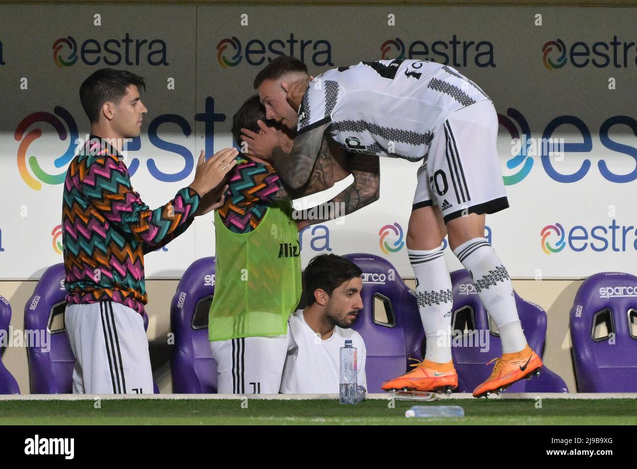 Foto Alfredo Falcone / LaPresse21/05/2022 Firenze, ItaliaSport CalcioFiorentina-Juventus - Campionato di Calcio Serie A 2021/2022 2021/2022 - Stadio Artemio Franchi di FirenzeNella foto: federico bernardeschiPhotophoto Alfredo Falcone / LaPresse21/05/2022 Florence, ItalySport Soccerentina-Firenzio Fosco - Championnat d'Italie de football de la région de Flora - championnat d'Italie de football de la région de la région de la Juberchi Banque D'Images