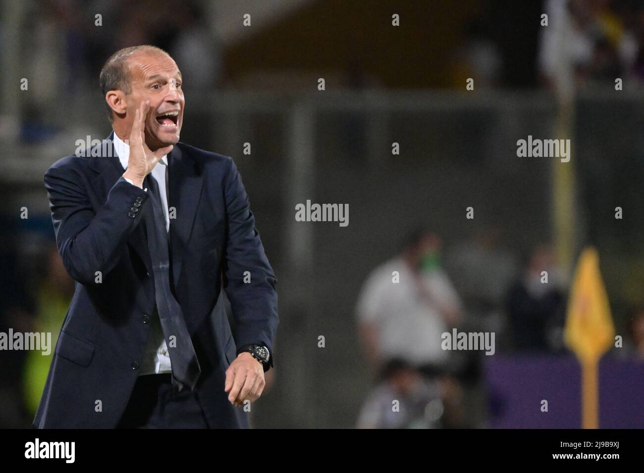 Foto Alfredo Falcone / LaPresse21/05/2022 Firenze, ItaliaSport CalcioFiorentina-Juventus - Campionato di Calcio Serie A 2021/2022 - Stadio Artemio Franchi di FirenzeNella foto: massimiliano allégriPhoto Alfredo Falcone / LaPresse21/05/2022 Florence, ItalySport Soccerentina-Juvento - Championnat d'Italie de football Artemi - championnat d'allegiano - championnat d'Italie de football de la Ligue de floriano Maschio 2021/2022 Banque D'Images