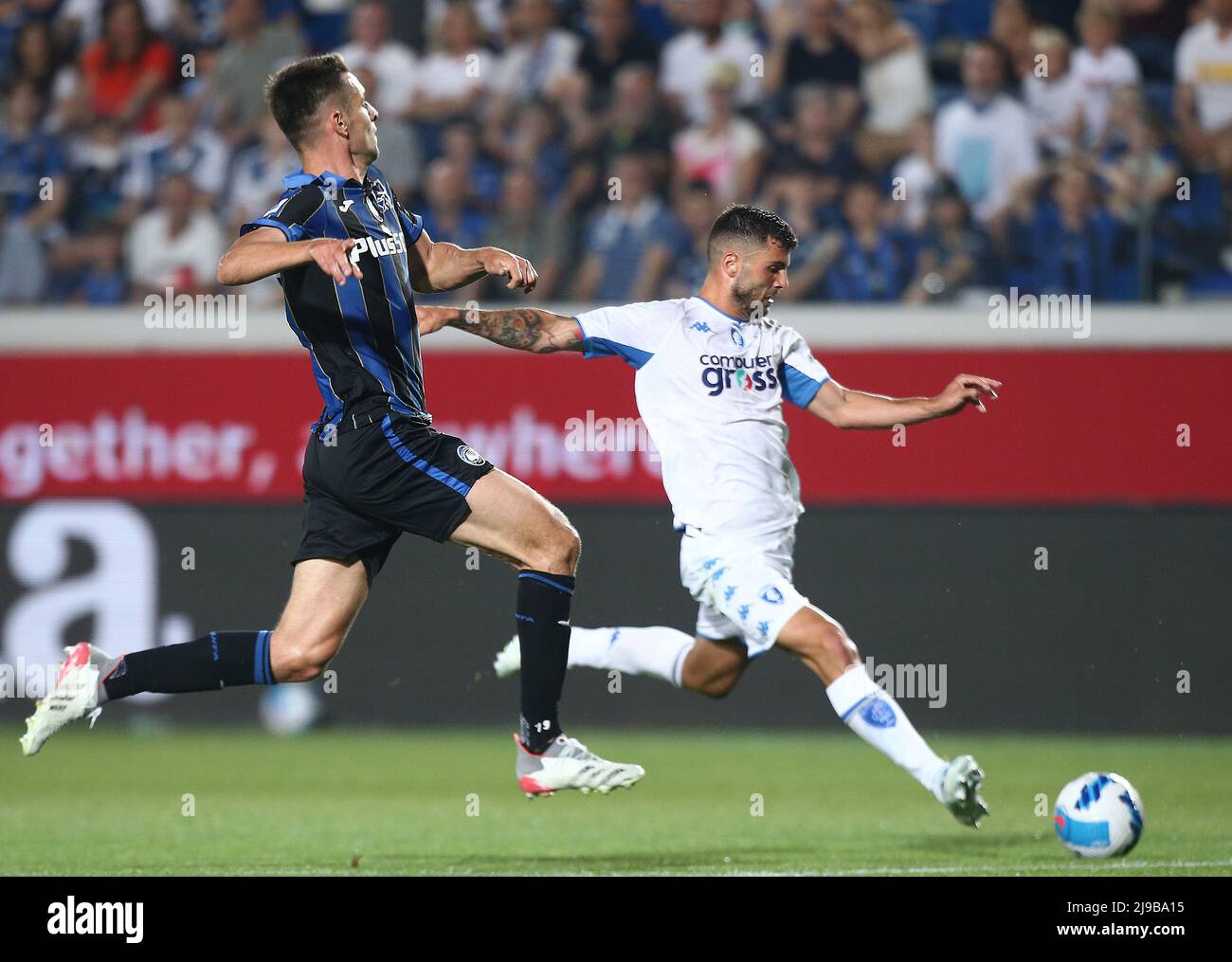 Foto Spada/Lapresse 21 maggio 2022 - Bergame , Italia Sport, Calcio Atalanta vs Empoli - Campionato italiano di calcio Serie A TIM 2021/2022 - Stadio Gewiss Nella foto: Patrick Cutrone (FC Empoli); Photo Spada/Lapresse Mai 21 , 2022 - Bergame ,Italie Sport, Soccer Atalanta vs Empoli - Italien Serie A football Championship 2021/2022 - Gewiss Stadium dans la photo: Patrick Cutrone (FC Empoli); Banque D'Images