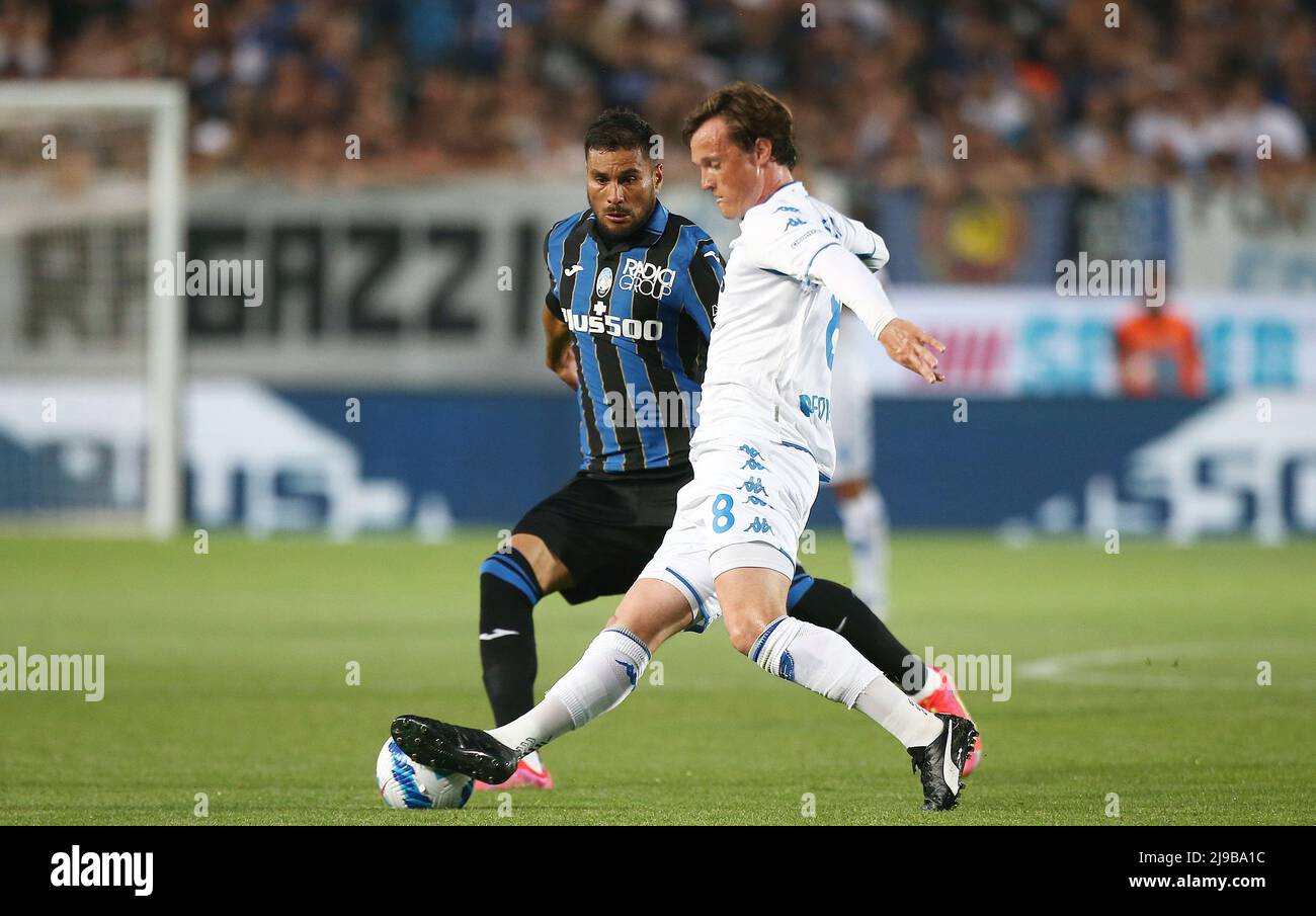 Foto Spada/Lapresse 21 maggio 2022 - Bergame , Italia Sport, Calcio Atalanta vs Empoli - Campionato italiano di calcio Serie A TIM 2021/2022 - Stadio Gewiss Nella foto: Liam Henderson (FC Empoli); Photo Spada/Lapresse Mai 21 , 2022 - Bergame ,Italie Sport, Soccer Atalanta vs Empoli - Italien Serie A football Championship 2021/2022 - Gewiss Stadium dans la photo: Liam Henderson (FC Empoli); Banque D'Images