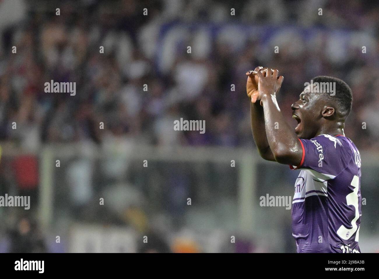 Foto Alfredo Falcone / LaPresse21/05/2022 Firenze, ItaliaSport CalcioFiorentina-Juventus - Campionato di Calcio Serie A 2021/2022 - Stadio Artemio Franchi di FirenzeNella foto: Esultanza alfredo duncanPhoto Alfredo Falcone / LaPresse21/05/2022 Florence, Italy Sport Ficerenzio Fiorentina Furento - Championnat d'Italie de football de la juvento - socencio - championnat d'alfredo de football de la Funio Funio Funio Funio Funica - 2021/2022 Banque D'Images
