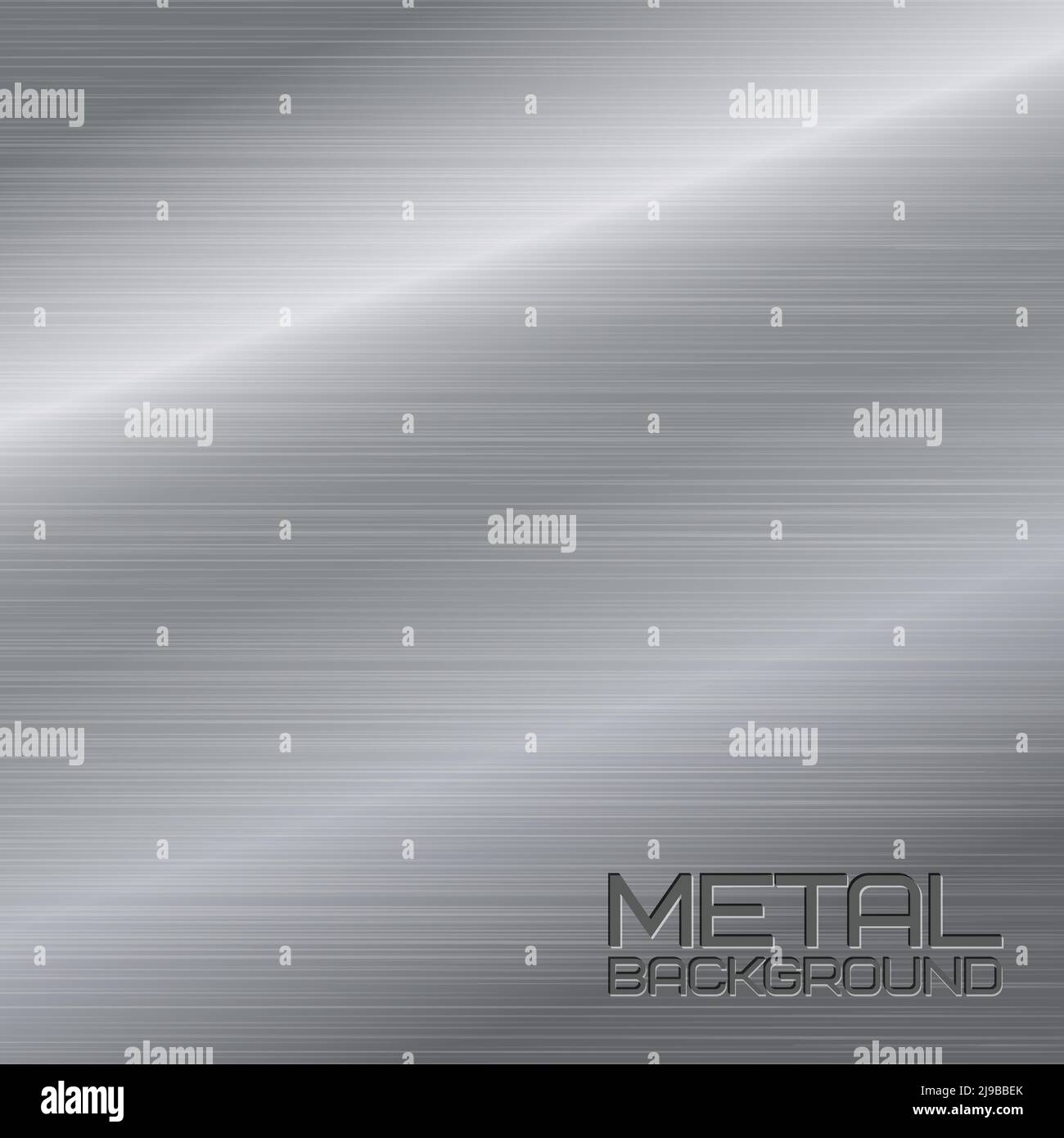 Résumé fond métal brillant avec surface en acier chrome argent vector illustration Illustration de Vecteur