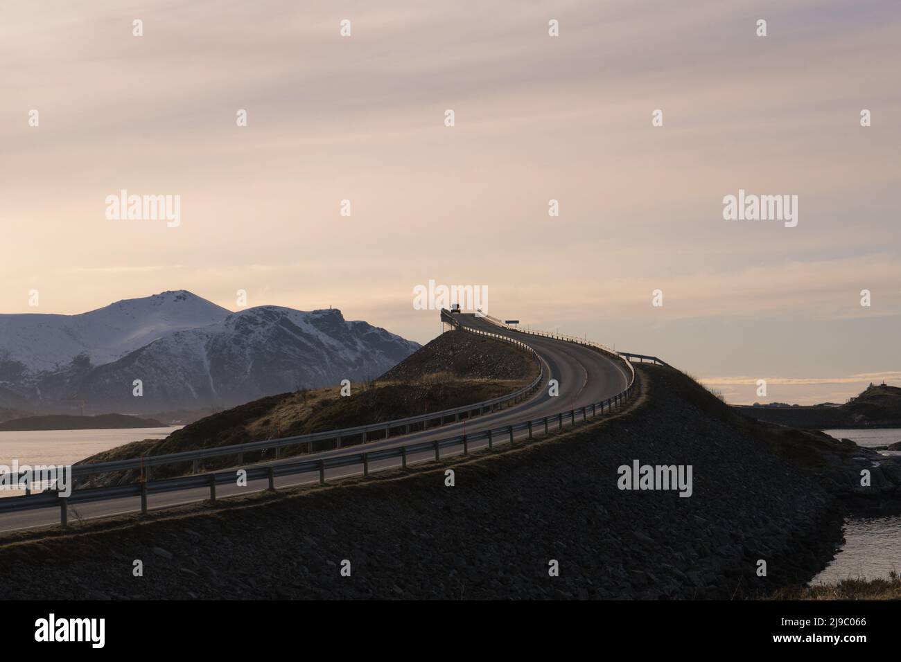 Atlantic Ocean Road Norvège Banque D'Images