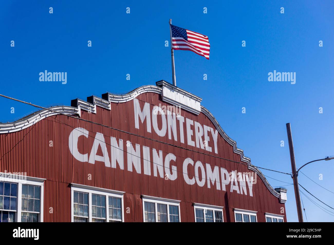 Cannery Row à Monterey en Californie. Banque D'Images