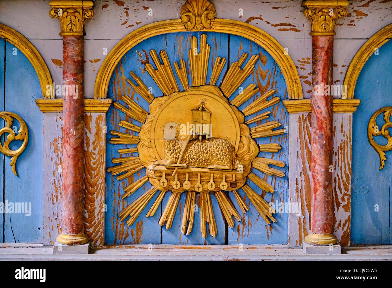 France, Morbihan, Pontivy, le château de Rohan datant des 15th et 16th siècles Banque D'Images