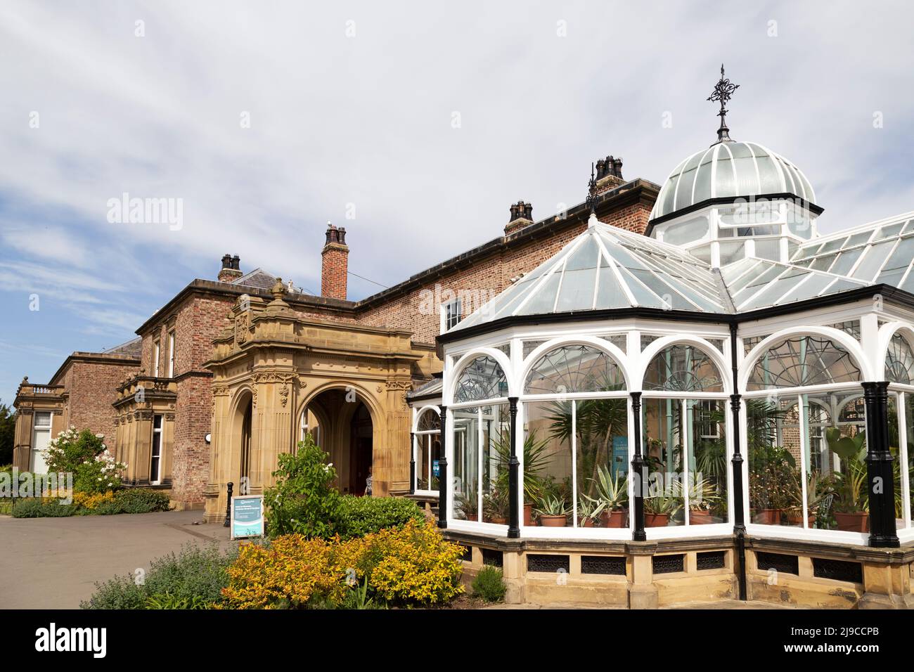 Preston Hall, maintenant le Musée Preston Park, à Stockton-on-Tees, en Angleterre. Le bâtiment a été construit à partir de 1882 lorsque la propriété a été achetée par shi Banque D'Images