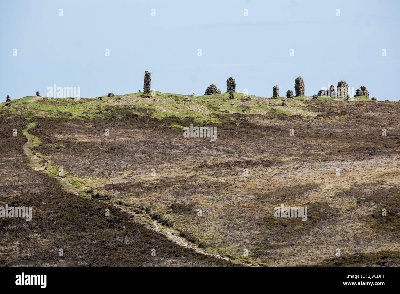 Cuween Hill Chambered Cairn, Orkney, Écosse Banque D'Images
