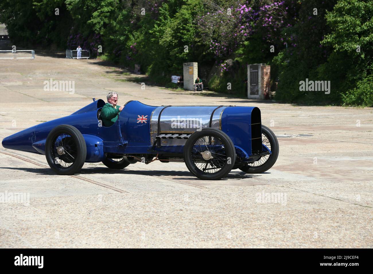 Sunbeam 350hp V12 (1921, titulaire du record mondial de vitesse terrestre, voir info), Centenaire de la vitesse, 17 mai 2022, Brooklands Museum, Weybridge, Surrey, Angleterre, Royaume-Uni Banque D'Images