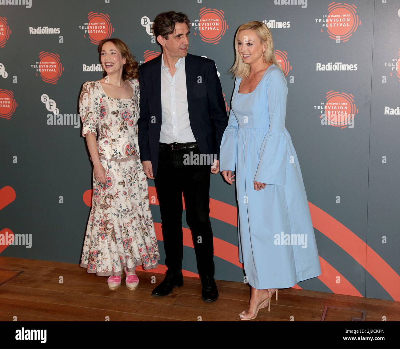 22 mai 2022 - Londres, Angleterre, Royaume-Uni - Laura main, Stephen McGann et Helen George assistent au festival de télévision BFI & radio Times : appelez la sage-femme - T. Banque D'Images