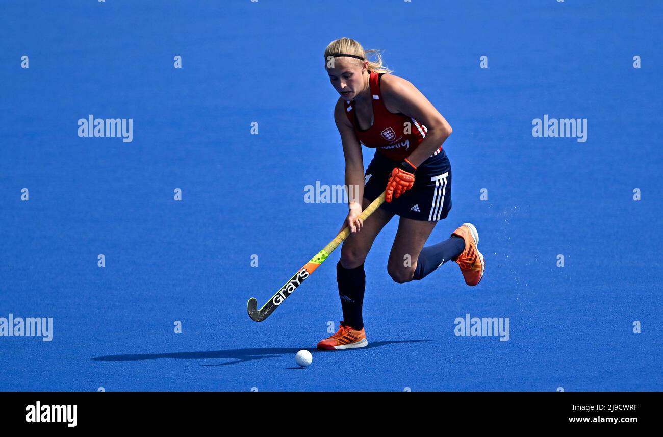 Stratford, Royaume-Uni. 22nd mai 2022. Angleterre V Chine Womens FIH Pro League. Centre de hockey Lee Valley. Stratford. Lily Walker (Angleterre) pendant le match de hockey de la Ligue professionnelle des femmes de l'Angleterre V en Chine. Credit: Sport en images/Alamy Live News Banque D'Images