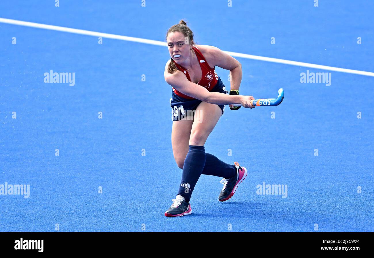 Stratford, Royaume-Uni. 22nd mai 2022. Angleterre V Chine Womens FIH Pro League. Centre de hockey Lee Valley. Stratford. Grace Balsdon (Angleterre) pendant le match de hockey de la Ligue Pro FIH de l'Angleterre V Chine Womens. Credit: Sport en images/Alamy Live News Banque D'Images