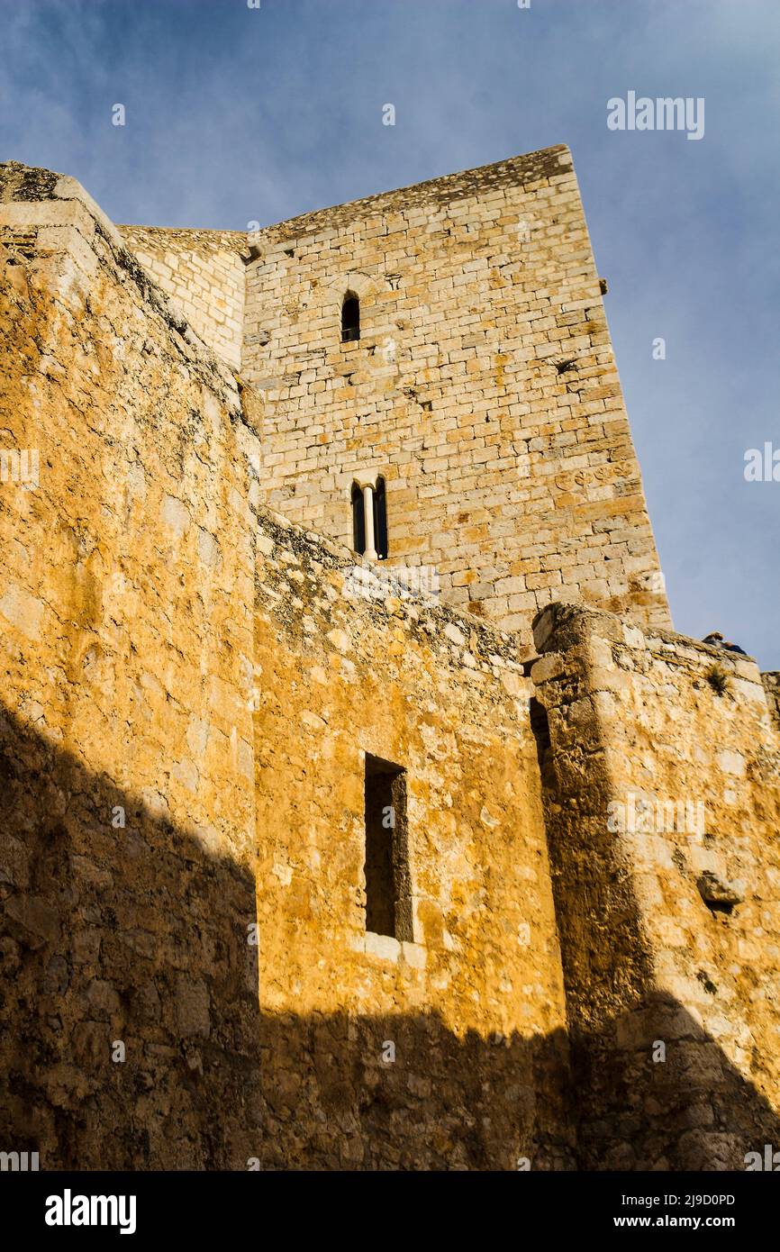 Château de Peñiscola, Castellón, Espagne Banque D'Images