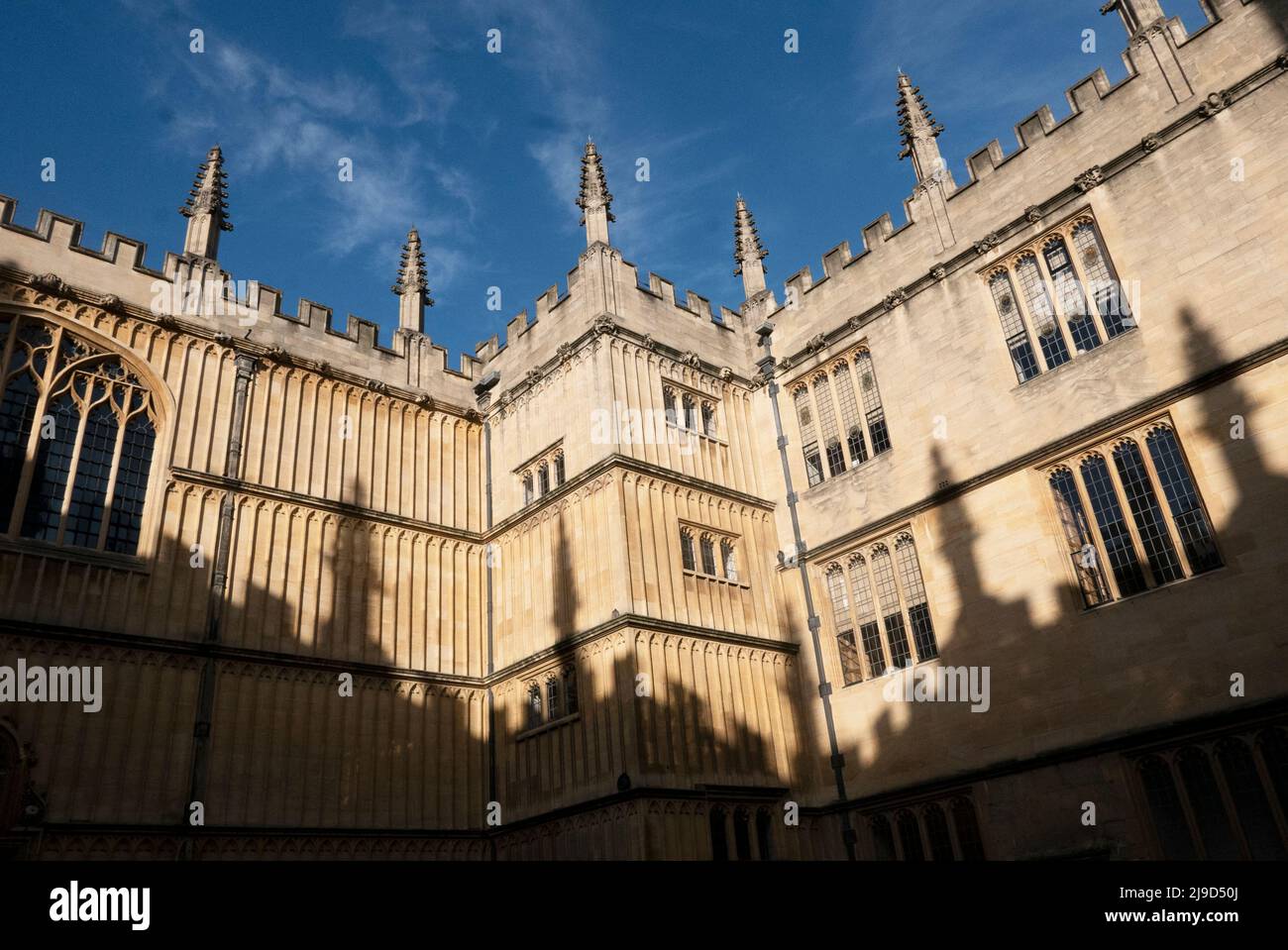 The Boolean Library Oxford, une bibliothèque de droits d'auteur, et la bibliothèque principale pour les étudiants d'Oxford.Home de la bibliothèque Duke Humphreys où elle a commencé Banque D'Images