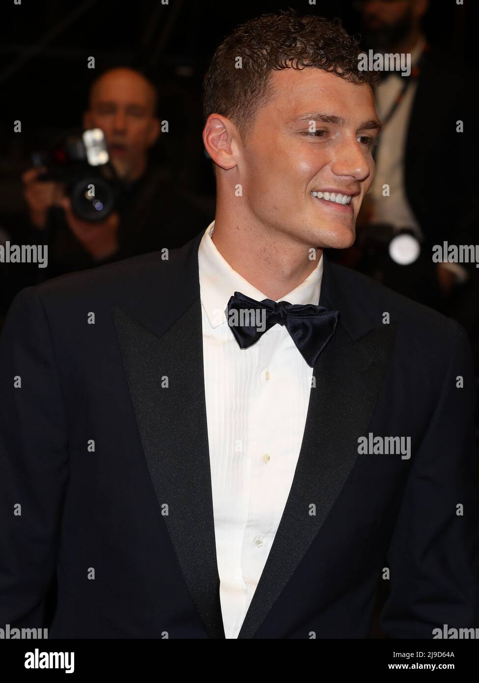 22 mai 2022, Cannes, Côte d'Azur, France: Le joueur français DE football BENJAMIN PAVARD participe à la projection "Fumer fait tousser" lors du Festival annuel du film de Cannes 75th (Credit image: © Mickael Chavet/ZUMA Press Wire) Banque D'Images