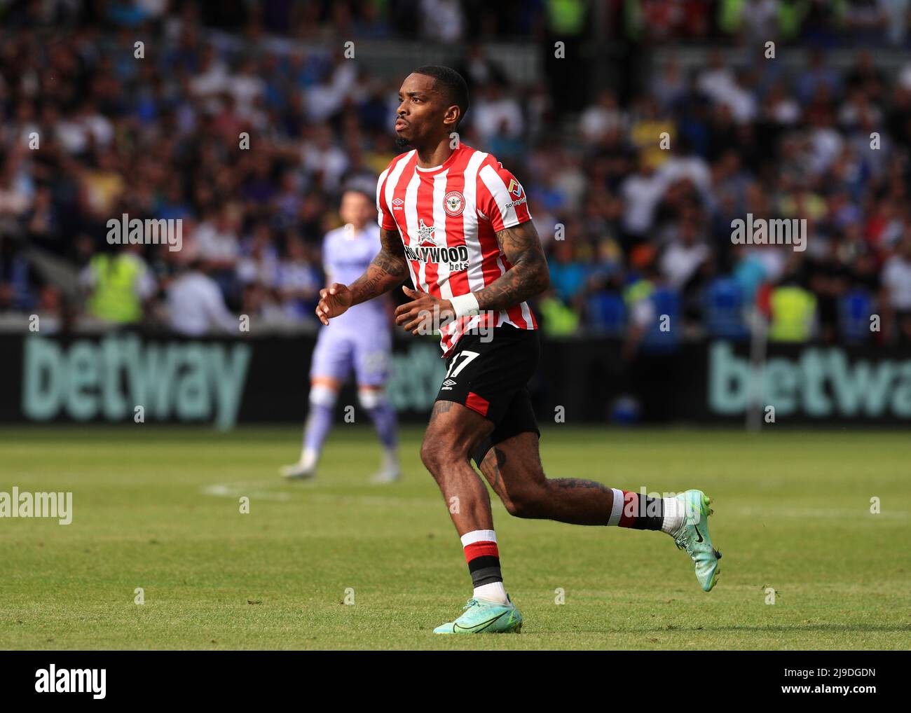 Brentford Community Stadium, Londres, Royaume-Uni. 22nd mai 2022. Premier League football, Brentford versus Leeds; Ivan Toney de Brentford Credit: Action plus Sports/Alay Live News Banque D'Images