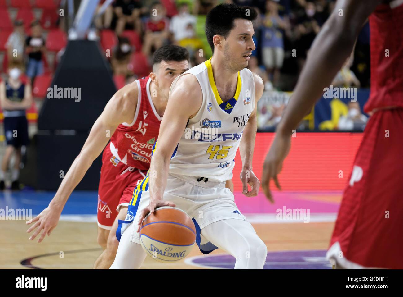 Vérone, Italie. 22 Mai 2022 - A2 Championnat italien de basket-ball - Playoff semifinal - Premier match - Scaligera Panier Vérone contre Giorgio Tesi Groupe Pistoia crédit: Roberto Tommasini Banque D'Images