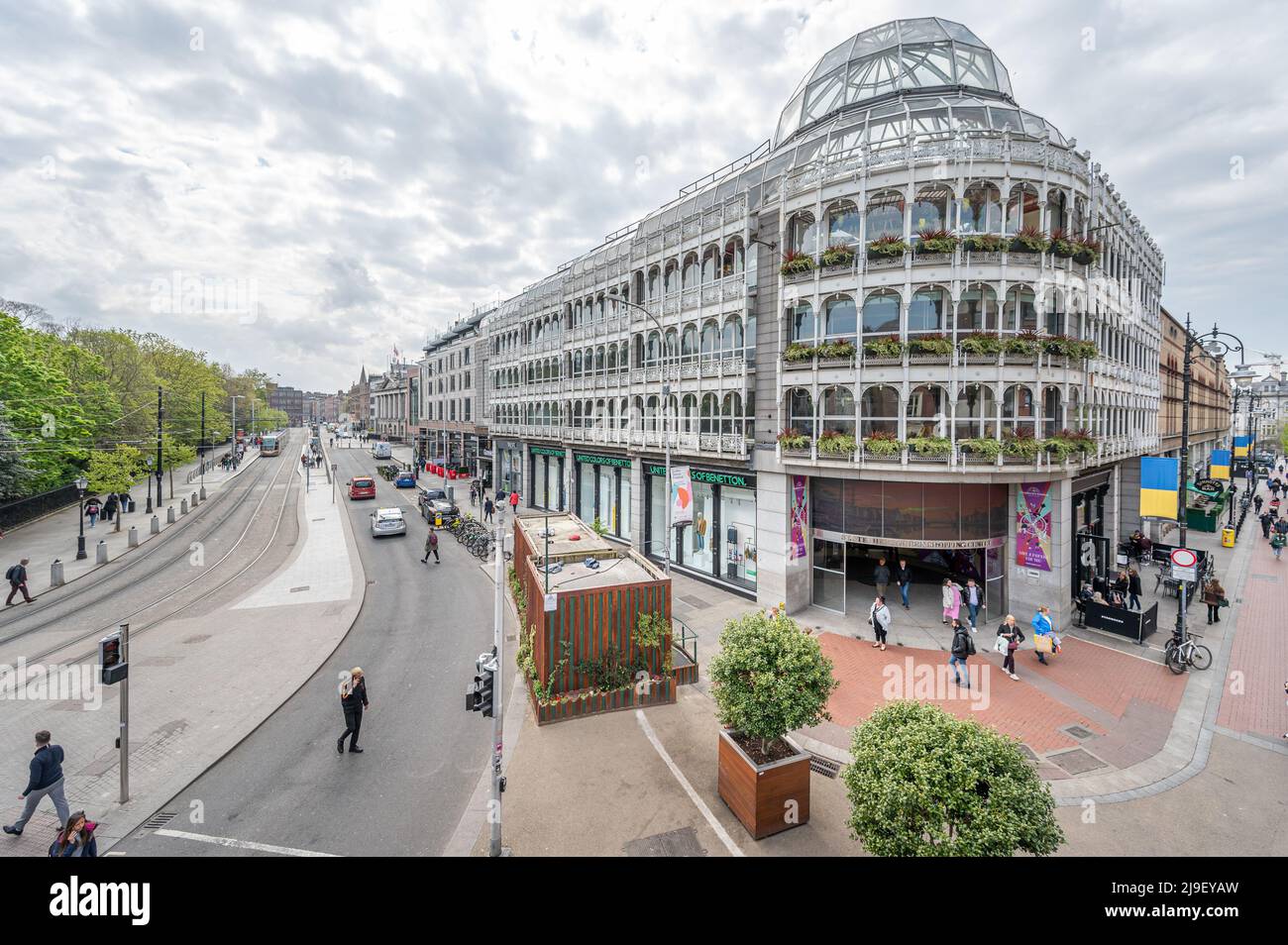 Extérieur du centre commercial St Stephen's Green, Dublin, Irlande du Sud, Irlande Banque D'Images