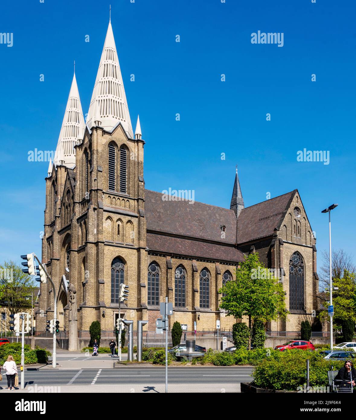 Deutschland, NRW, Solingen, römisch-katholische Pfarrkirche St. Clemens Banque D'Images