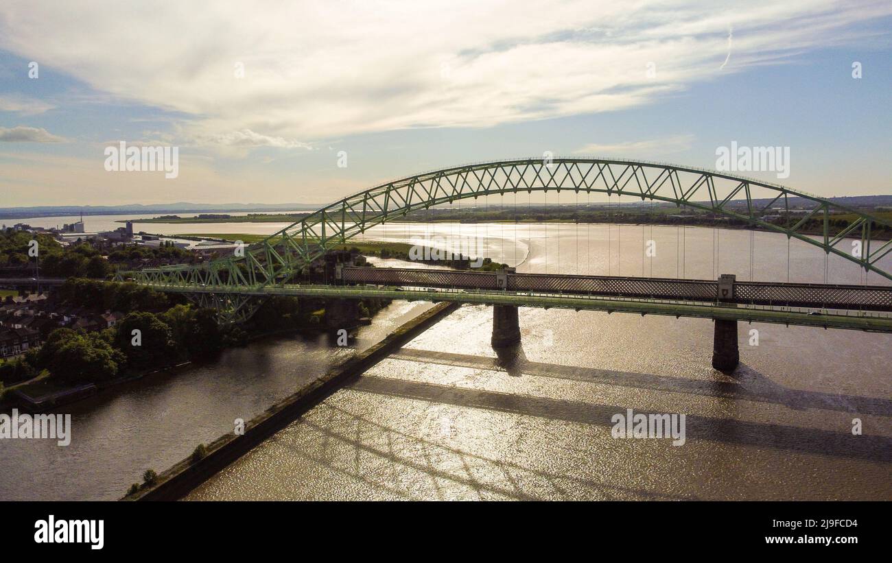 Pont Jubilé , Runcorn 2022 Banque D'Images