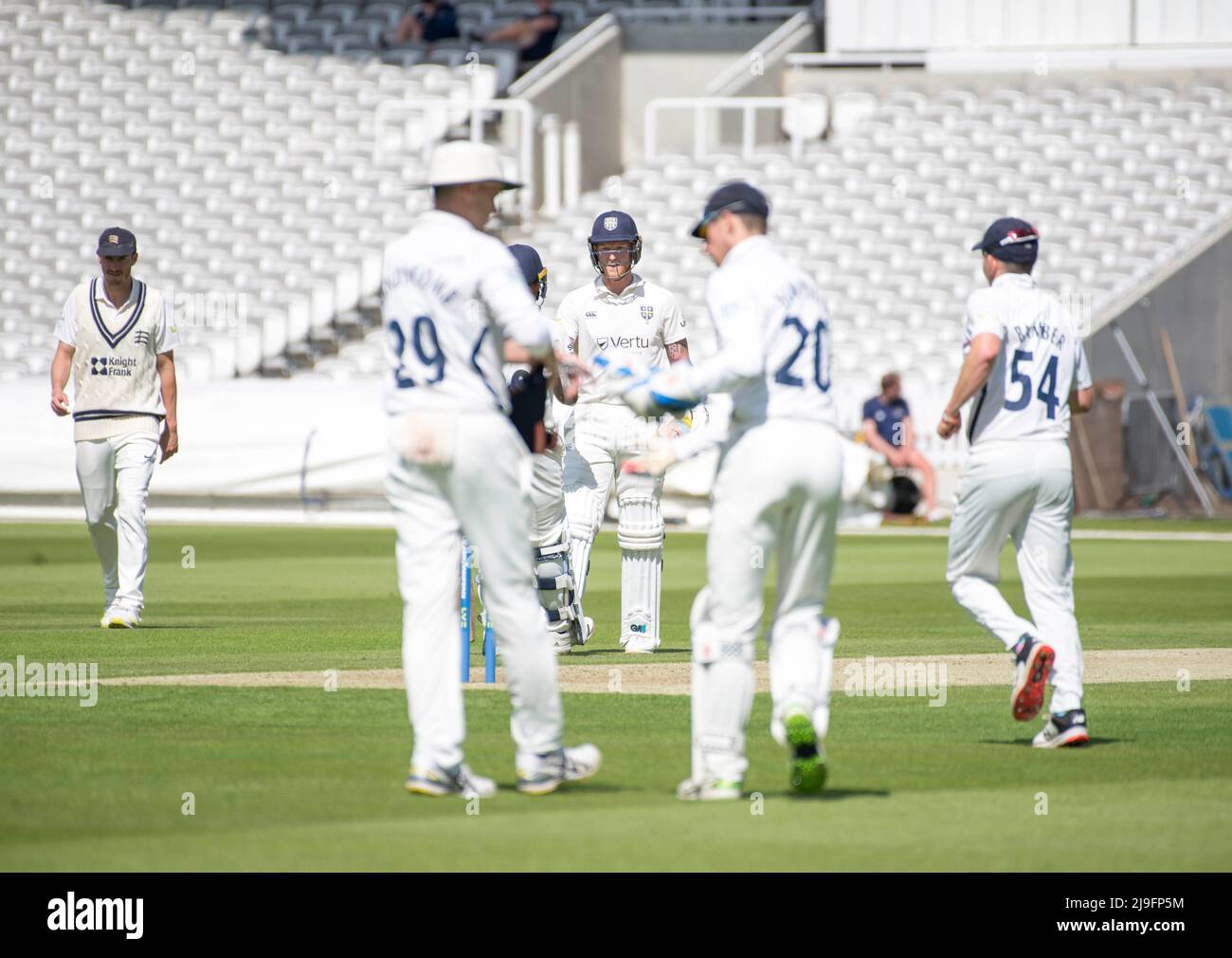 Middlesex v Durham dans le LV Insurance County Championship en tant que Lords le 19th mai 2022 Banque D'Images