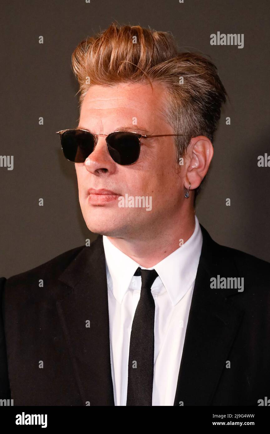 Cannes, Frankreich. 22nd mai 2022. Benjamin Biolay participe aux prix annuels de la « Femme en mouvement » de Kering lors du Festival annuel du film de Cannes 75th à la place de la Castre, à Cannes, en France, le 22 mai 2022. Credit: dpa/Alay Live News Banque D'Images