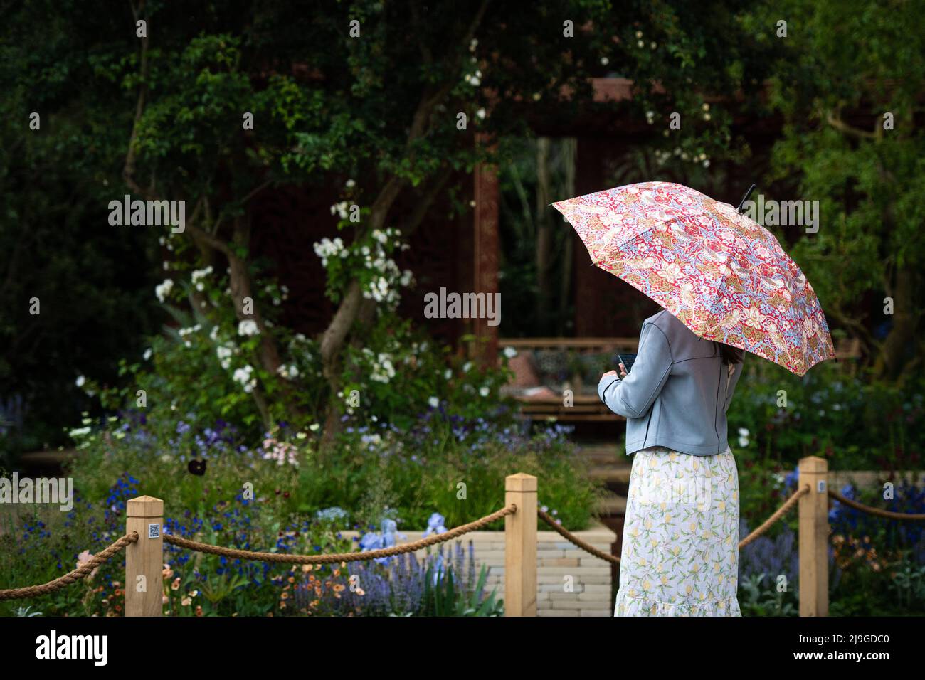 Londres, Royaume-Uni. 23 mai 2022. Atmosphère pendant le jour de la presse du RHS Chelsea Flower Show, au Royal Hospital Chelsea, Londres. Date de la photo: Lundi 23 mai 2022. Le crédit photo devrait se lire: Matt Crossick/Empics/Alamy Live News Banque D'Images