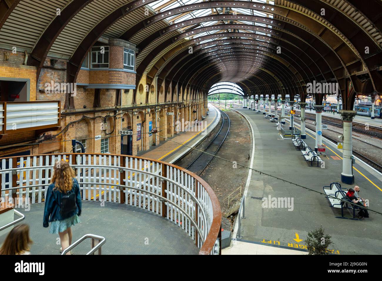 York Station, York, Angleterre. Banque D'Images