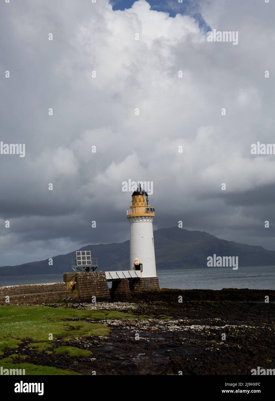 Rubha Nan Gall Lighthouse, Tobermory, île de Mull, Écosse Banque D'Images