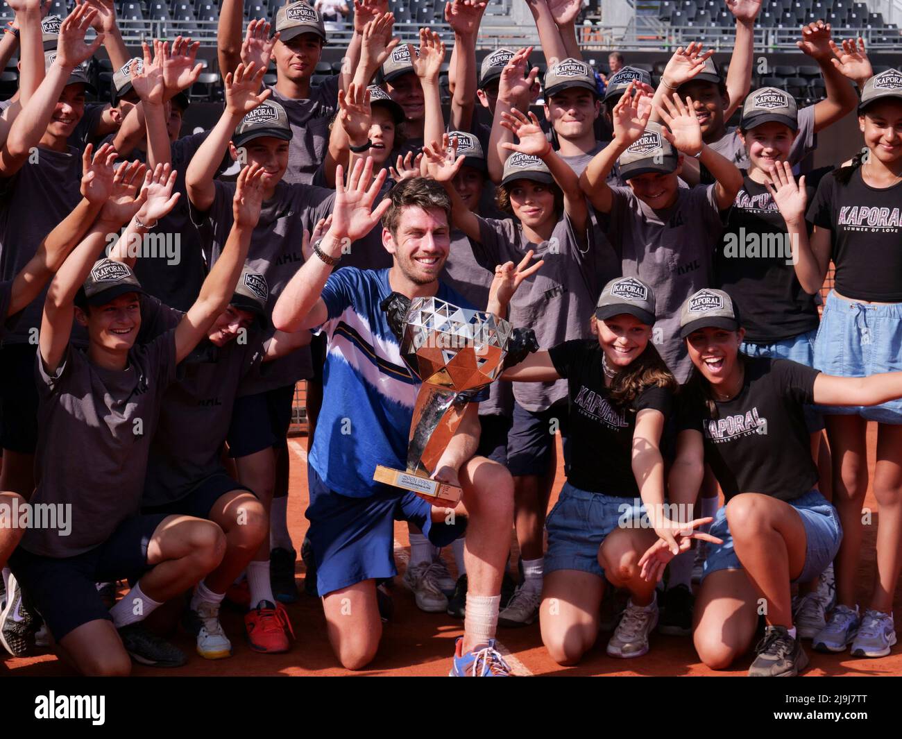 DC.NORRIE (GBR)vainqueur de la finale contre A.MOLCAN (SVK) lors de l'Open Parc Auvergne-Rho?ne-Alpes Lyon 2022, ATP 250 Tournoi de tennis le 21 mai 2022 a Banque D'Images