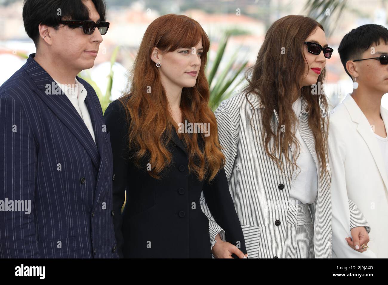 21 mai 2022, Cannes, Côte d'Azur, France: RILEY KEOUGH et GINA GAMMELL assistent à la photo 'War Pony' au Festival de Cannes 75th (Credit image: © Mickael Chavet/ZUMA Press Wire) Banque D'Images